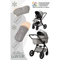 Babywelt Moon Gio 2.0 Kinderwagen Winterpaket inkl. Handmuff und