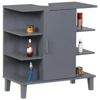 Relaxdays Relaxdays, Waschbeckenunterschrank Tür & Ablagen