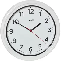 TFA Quarz Outdooruhr 30,5 cm 60.3078 weiß