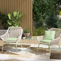 Outsunny Beistelltisch Ø 46 x 50 cm Grün