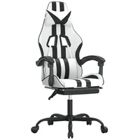 VidaXL Modell 3 Gaming-Stuhl Weiß & Schwarz