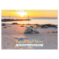 Calvendo Die Bretagne - Sonne und das Meer (Tischkalender