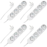 Shelly Steckdosenleiste 4-fach Weiß 4 St.