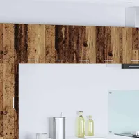 VidaXL Hängeschrank mit Tür 2 pcs Altes Holz und