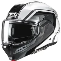 HJC Helmets F100 REFF MC1 Schwarz/Weiß L