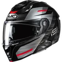 HJC Helmets I91 Dusk Schwarz-Rot XL