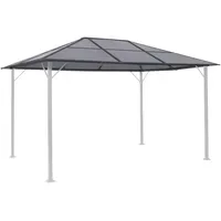 Konifera Pavillon-Ersatzdach 300 x 400 cm Grau/Transparent