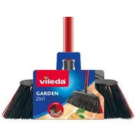Vileda Besen 2in1 Garten Rot/Gelb