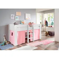 RELITA Hochbett Andi 90 x 200 cm Buche lackiert