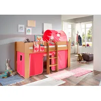 RELITA Hochbett Andi 90 x 200 cm Buche massiv