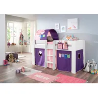 RELITA Hochbett Andi 90 x 200 cm Buche dekor