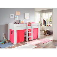 RELITA Hochbett Andi 90 x 200 cm Buche lackiert