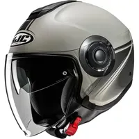 HJC Helmets i40N VISION Grau/Schwarz M