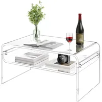 Vevor Couchtisch Transparent Acryl 50 x 80 x 38