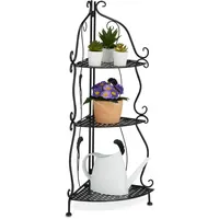 Relaxdays Eckregal 3 Ablagen 82,5 x 30 x 30