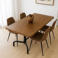 Mendler Esszimmertisch HWC-P31, Tisch Esszimmertisch, Industrial Holz 140x80cm ~