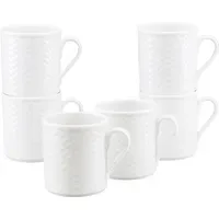 CreaTable Kaffeetasse 0,25 l Weiß 6 St.
