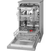 Amica DFM44C7EOQSH Geschirrspüler (freistehend, 448 mm, Silber)