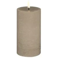 Piffany Uyuni LED Stumpenkerze 15 cm beige