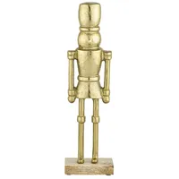 Marrakesch Orient & Mediterran Interior Dekofigur Nussknacker 32cm Gold