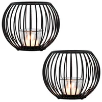 Marrakesch Orient & Mediterran Interior 2er Set Windlicht Teelichthalter