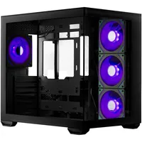 Cooler Master Elite 681 Schwarz Tempered Glass x 2)