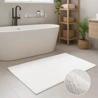 Carpet City Duschvorleger PURE500 Weiß 90 x 50 cm