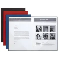 Pagna Präsentationsmappe Prestige 2-teilig, fester Einband mit Leinenstruktur buchbinderische