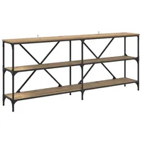 VidaXL Konsolentisch Artisan-Eiche 180 x 30 x 75 cm