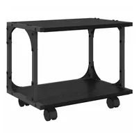 VidaXL Druckerständer 41 x 28 x 33,5 cm schwarz