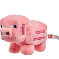 Mattel Minecraft Plüschfigur Schwein 20 cm Pink