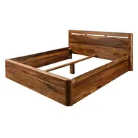 Massivmoebel24 Bett Sheesham 200x200 walnuss gewachst Toronto #258