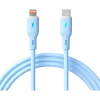 Akyga USB-Kabel USB-C® Stecker, Apple Lightning Stecker 1 m