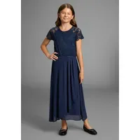 Kidsworld Jerseykleid "Festliches Kleid mit Spitze", Mädchen, Gr. 92/98,