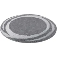 KLEINE WOLKE Badteppich Mystic Grau Ø 100 cm