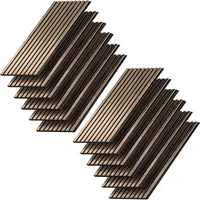 Vicco Wandpaneele Akustikpaneel Nussbaum 12 St. 120 x 60