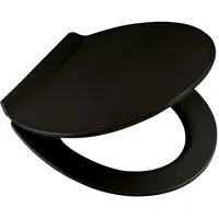 KLEINE WOLKE Alley WC-Sitz Absenkautomatik Schwarz