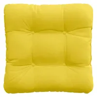 VidaXL Sitzkissen 40 x 40 cm Gelb
