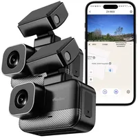 NavGear 2er-Set Mini-2K-Dashcam mit G-Sensor, GPS, Parkwächter, WLAN, App