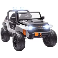 Aiyaplay Kinder Elektroauto 12V mit Fernbedienung weiß (1-tlg)