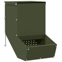 VidaXL Kaninchenfütterer Olive Grün 17,5 x 26 x 28,5