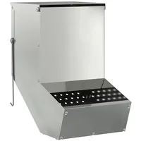 VidaXL Kaninchenfütterer Silber 17,5 x 26 x 28,5 cm