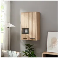 [en.casa] Hängeschrank Noppen 98x60x38 cm Eicheoptik