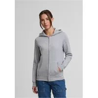 URBAN CLASSICS Damen Basic Essential Zip Hoody – Kapuzenjacke
