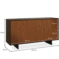 Idimex Sideboard ARTO 137 x 71 x 41 cm