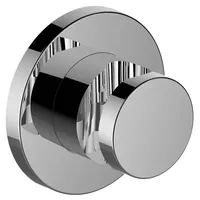 Keuco Brausehalter, Rosette rund, 59591060001, Farbe: Edelstahl-finish