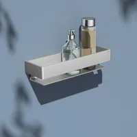 Keuco EDITION 11 Duschablage, abnehmbar, 11158060000, Farbe: Edelstahl-finish