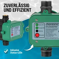 Monzana Druckschalter Wasserpumpe 10 Bar