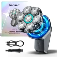 KENSEN Glatzen Rasierer Herren, Glatzenrasierer 7D Schwebender Kopfrasierer Glatze