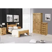 Möbilia Schubladenkommode 53 x 109 x 39 cm beige